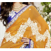 Smart Dual Color Bordered Embroidered Saree